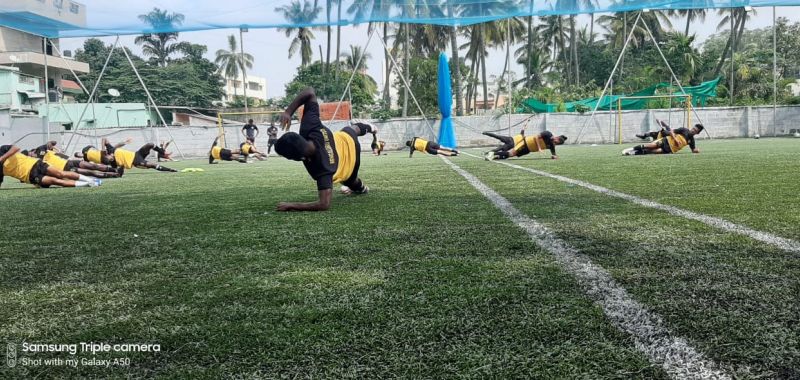 Roots Football coaching session at Tackle Arena, Jayanagar, Bangalore